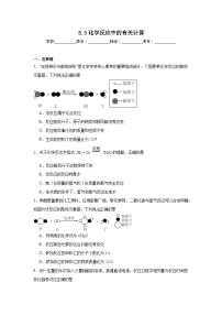 化学鲁教版（2024）化学反应中的有关计算复习练习题