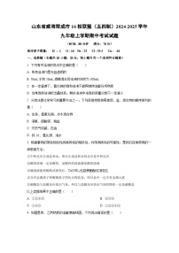 山东省威海荣成市16校联盟（五四制）2024-2025学年九年级上学期期中考试化学试卷（学生版）