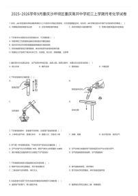 2025~2026学年9月重庆沙坪坝区重庆南开中学初三上学期月考化学试卷（有答案解析）