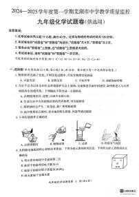 安徽省芜湖市2024-2025学年九年级上学期1月期末化学试卷（PDF版，含答案）