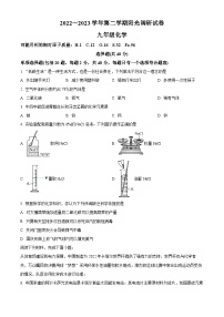 精品解析：江苏省苏州市高新区2022-2023学年九年级下学期3月阳光调研化学试题试题 含答案