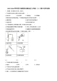 2025-2026学年四川省绵阳市游仙区九年级（上）期中化学试卷-自定义类型