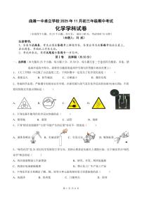 云南省曲靖市第一中学卓立学校2025-2026学年九年级上学期期中考试化学试题