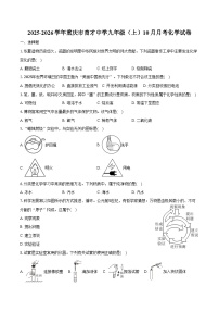 2025-2026学年重庆市育才中学九年级（上）10月月考化学试卷（含答案）