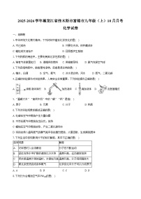 2025-2026学年黑龙江省佳木斯市富锦市九年级（上）10月月考化学试卷（含答案）