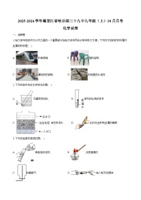 2025-2026学年黑龙江省哈尔滨三十九中九年级（上）10月月考化学试卷（含答案）