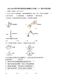 2025-2026学年贵州省贵阳市清镇市九年级（上）期中化学试卷-自定义类型