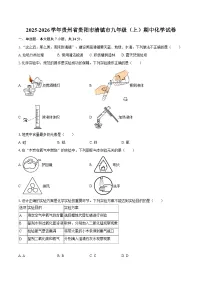 2025-2026学年贵州省贵阳市清镇市九年级（上）期中化学试卷-自定义类型