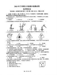 湖南省长沙市雅礼集团2025-2026学年九年级上学期期中考试化学试题