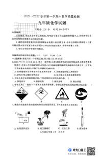 山东省德州市禹城市2025-2026学年九年级上学期期中考试化学试题