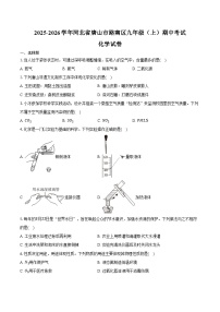 2025-2026学年河北省唐山市路南区九年级（上）期中化学试卷（含答案）