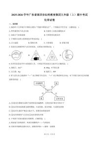 2025-2026学年广东省深圳市红岭教育集团九年级（上）期中化学试卷（含答案）