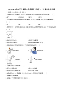 2025-2026学年辽宁省鞍山市铁西区九年级（上）期中化学试卷-自定义类型