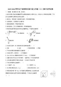 2025-2026学年辽宁省铁岭市西丰县九年级（上）期中化学试卷-自定义类型