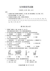 山东省青岛市李沧区2025-2026学年九年级上学期期中考试化学试题