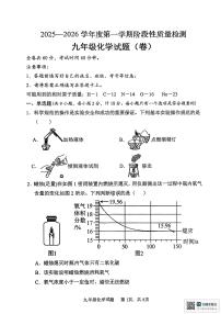 陕西省宝鸡市凤翔区2025-2026学年九年级上学期期中考试化学试题