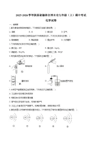 2025-2026学年陕西省榆林市神木市九年级（上）期中化学试卷（含答案）