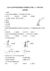 2025-2026学年河北省张家口市桥东区九年级（上）期中化学试卷(含答案）