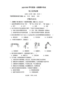 河北省石家庄市第四十八中学2025-2026学年九年级上学期期中考试化学试卷
