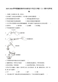 2025-2026学年福建省泉州市永春五中片区九年级（上）期中化学试卷-自定义类型