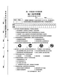 山东省泰安市泰山区2025-2026学年八年级上学期期中考试化学试题