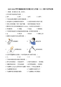 2025-2026学年福建省泉州市南安市九年级（上）期中化学试卷