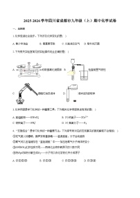 四川省成都市2025-2026学年九年级（上）期中化学试卷（含答案）