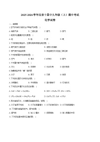 2025-2026学年北京十四中九年级（上）期中化学试卷（含答案）