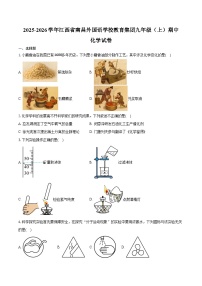 2025-2026学年江西省南昌外国语学校教育集团九年级（上）期中化学试卷（含答案）
