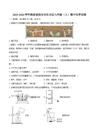 2025-2026学年陕西省西安市长安区九年级（上）期中化学试卷（含答案）