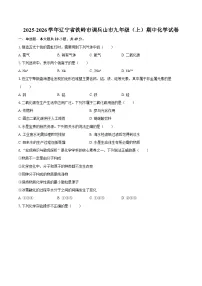 2025-2026学年辽宁省铁岭市调兵山市九年级（上）期中化学试卷-自定义类型
