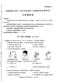 陕西省安康市2024-2025学年九年级上学期1月期末考试化学试题