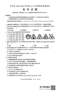重庆市开州区2024-2025学年九年级上期末质量监测化学试题