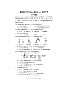 重庆市南开中学2024-2025学年九年级上学期期末考试化学试题