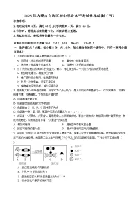 2025年内蒙古自治区初中学业水平考试化学综合测试（五）（有答案）