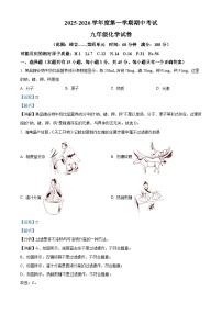 广东省高州市2025-2026学年九年级上学期期中考试化学试卷(有答案和解析）
