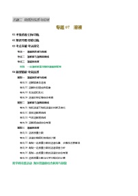 专题07 溶液（讲义）-【含答案】2025年中考化学一轮复习讲练测（全国通用）