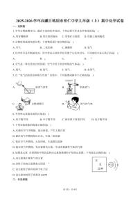 2025-2026学年西藏日喀则市昂仁中学九年级（上）期中化学试卷（含答案）