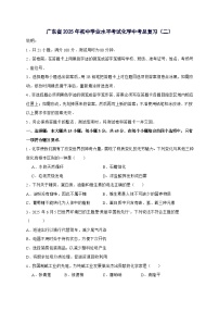 广东省2025年初中学业水平考试中考化学总复习（二）-含答案