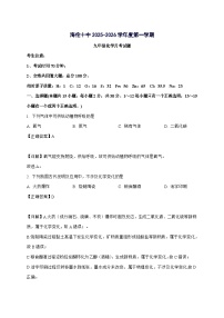 黑龙江省绥化市海伦市第十中学2025_2026学年九年级上册10月月考化学试题-附解析