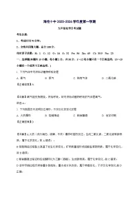 黑龙江省绥化市海伦市第十中学2025_2026学年九年级上册10月月考化学试题-附解析