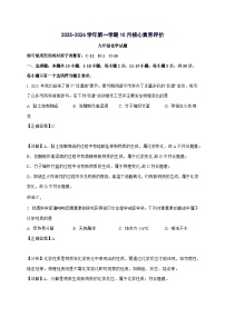 山东省枣庄市山亭区2025_2026学年九年级上册10月月考化学试题-附解析