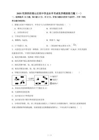 广东省深圳市南山区2025年初中学业水平考试化学模拟练习题（一）（含答案）