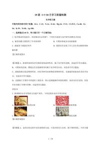 北京市第五十七中学2025~2026学年九年级上学期10月月考化学试卷（含解析）