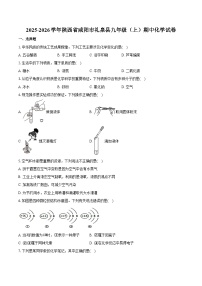 2025-2026学年陕西省咸阳市礼泉县九年级（上）期中化学试卷（含答案）