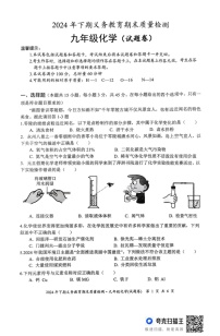 湖南省永州市零陵区2024-2025学年九年级上学期期末考试化学试题
