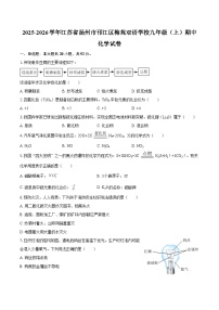 2025-2026学年江苏省扬州市邗江区梅苑双语学校九年级（上）期中化学试卷-自定义类型