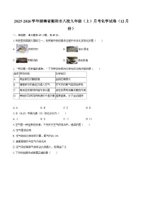 2025-2026学年湖南省衡阳市八校九年级（上）月考化学试卷（12月份）-自定义类型