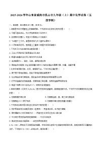 2025-2026学年山东省威海市乳山市九年级（上）期中化学试卷（五四学制）-自定义类型