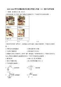 2025-2026学年安徽省亳州市部分学校九年级（上）期中化学试卷（含答案）